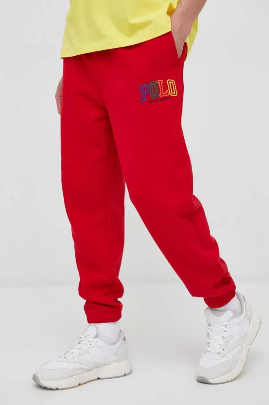 czerwony Polo Ralph Lauren spodnie dresowe Męski