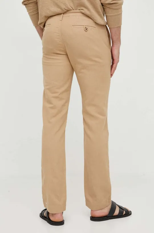 Lanene hlače Polo Ralph Lauren  53% Lan, 47% Pamuk