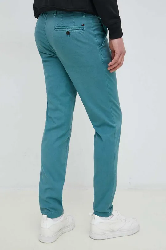 Tommy Hilfiger pantaloni in lino misto 67% Cotone, 29% Lino, 4% Elastam