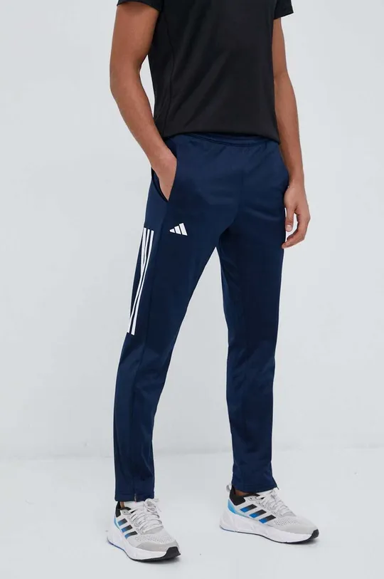 тёмно-синий Тренировочные брюки adidas Performance 3 Stripes Мужской