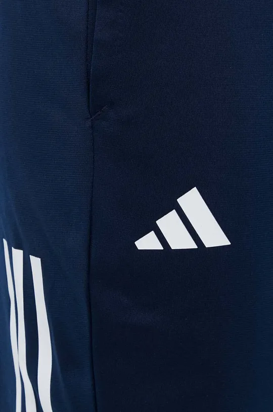 темно-синій Штани для тренувань adidas Performance 3 Stripes