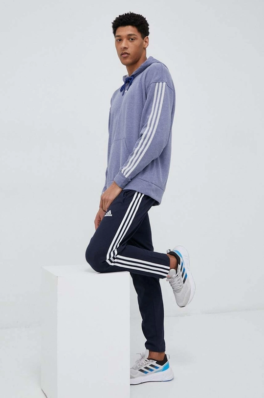 mornarsko modra Hlače za vadbo adidas Essentials Moški