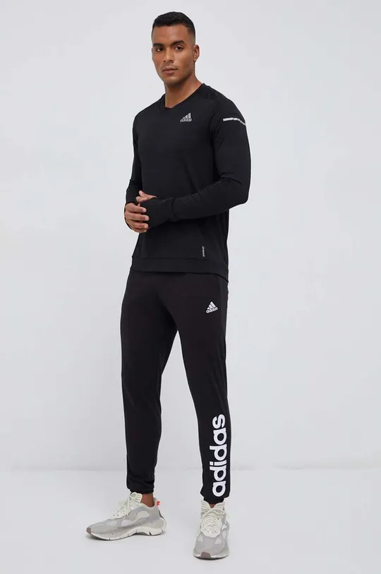 adidas edzőnadrág fekete