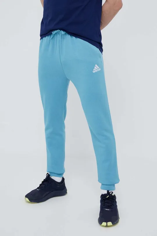 niebieski adidas spodnie dresowe Męski