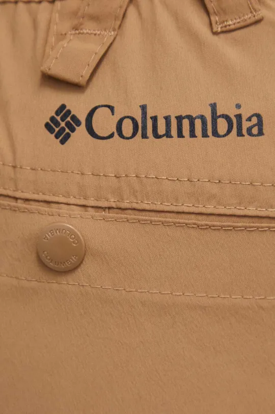 brązowy Columbia spodnie outdoorowe Maxtrail