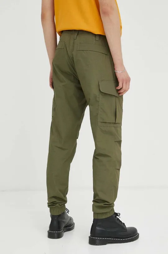 Βαμβακερό παντελόνι G-Star Raw πράσινο