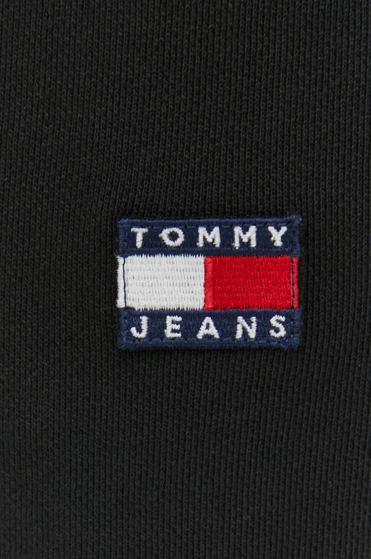 μαύρο Βαμβακερό παντελόνι Tommy Jeans