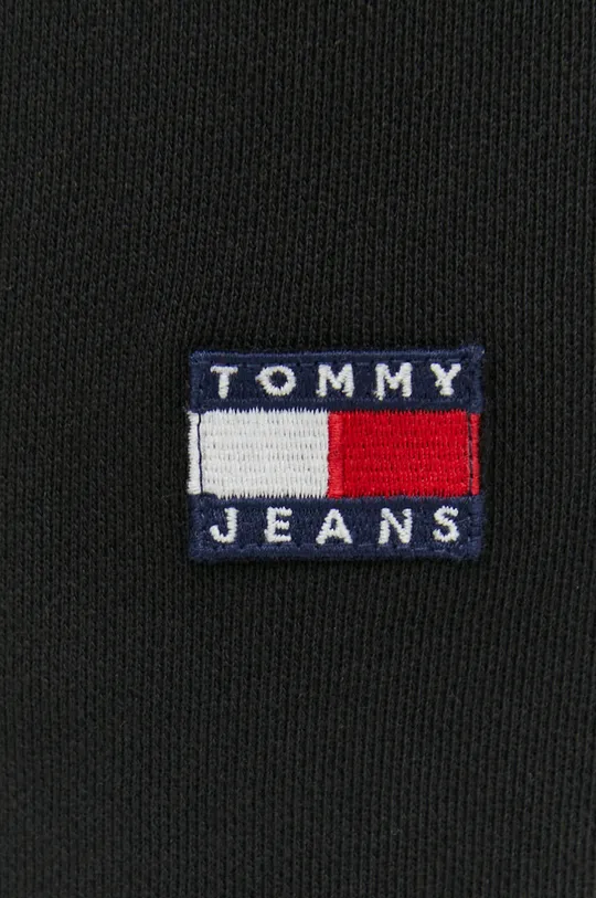 černá Bavlněné tepláky Tommy Jeans