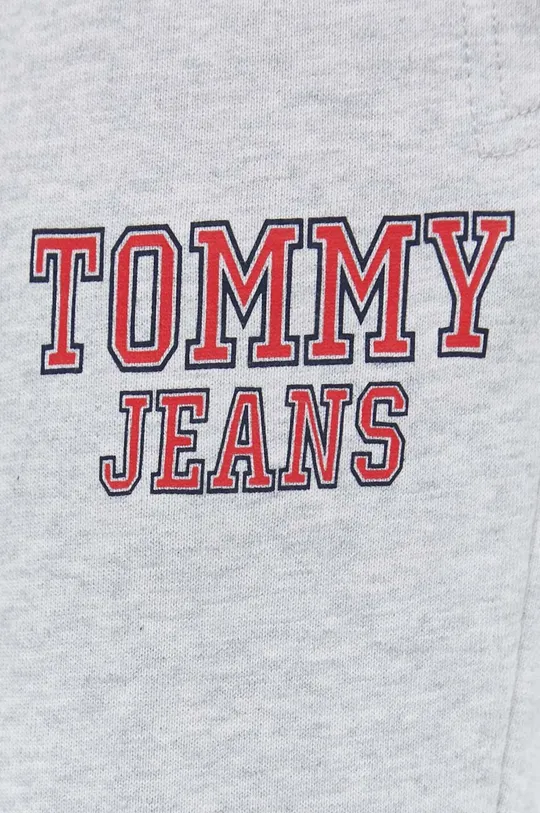 grigio Tommy Jeans pantaloni da jogging in cotone