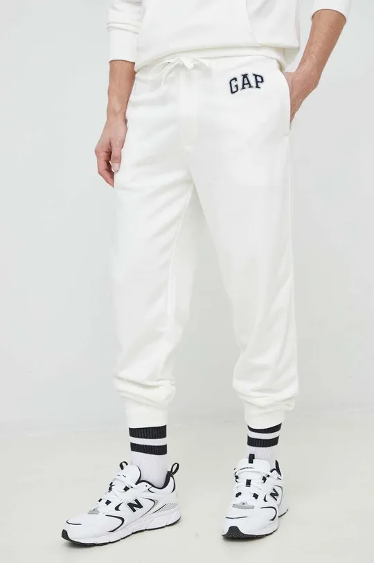 biały GAP spodnie dresowe Męski
