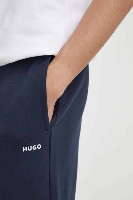 blu navy HUGO pantaloni da jogging in cotone