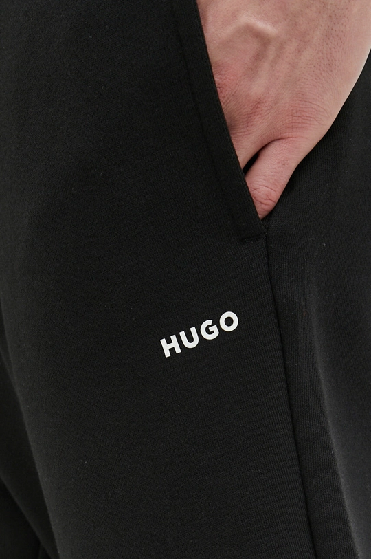 nero HUGO pantaloni da jogging in cotone