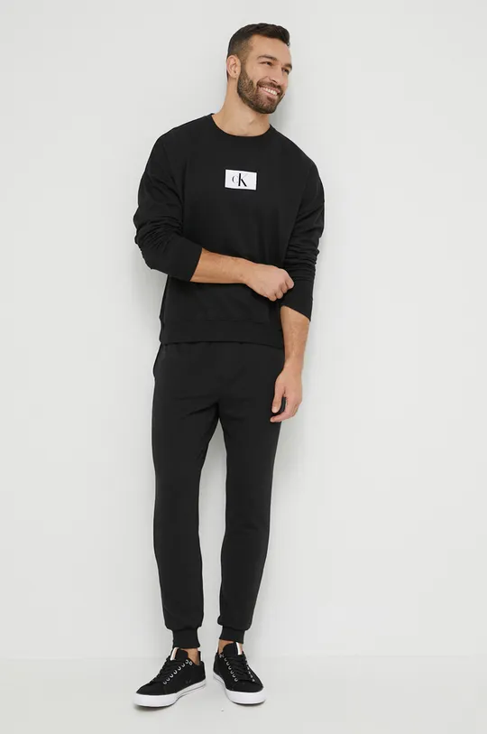 Παντελόνι lounge Calvin Klein Underwear μαύρο