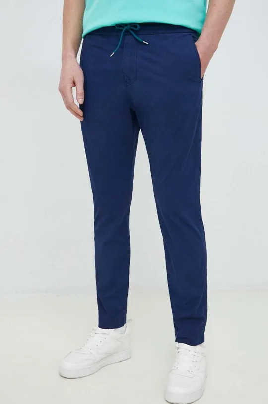 σκούρο μπλε Βαμβακερό παντελόνι PS Paul Smith Ανδρικά