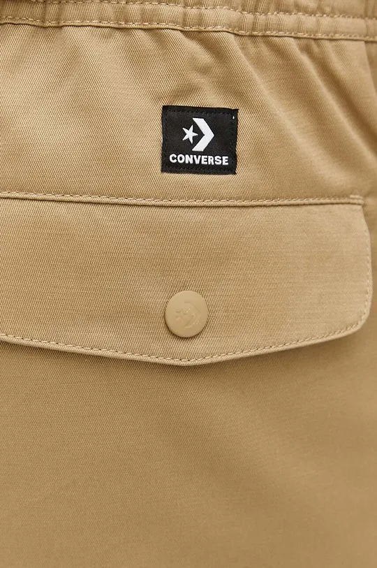 καφέ Βαμβακερό παντελόνι Converse