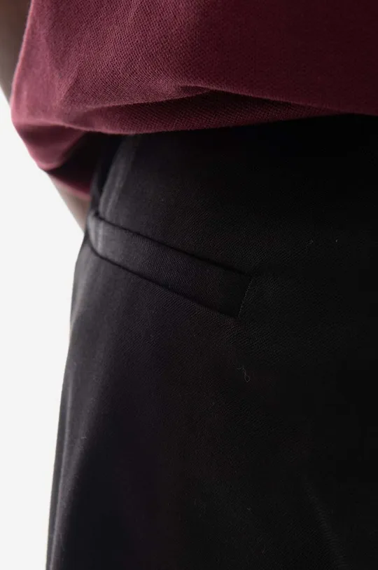 черен Панталон с вълна Han Kjøbenhavn Boxy Suit Pants