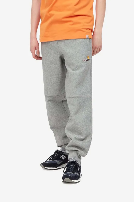 Carhartt WIP spodnie dresowe American Script Jogging Pant 80 % Bawełna, 20 % Poliester