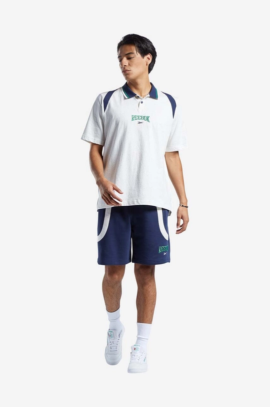 Βαμβακερό σορτσάκι Reebok Classic Var FT Shorts σκούρο μπλε