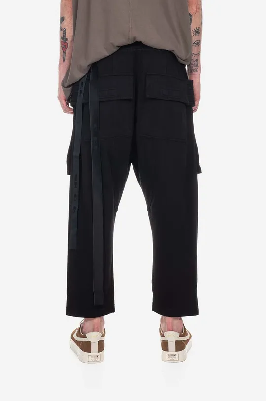 Rick Owens cotton trousers Creatch Cargo Cropped Drawstring  100% Organic cotton