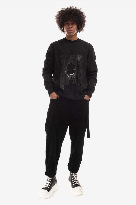 Rick Owens cotton trousers Pants Collapse Cut black