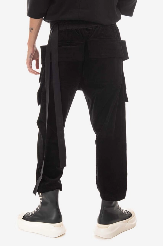 Rick Owens cotton trousers Cargo Cropped Drawstring  100% Organic cotton