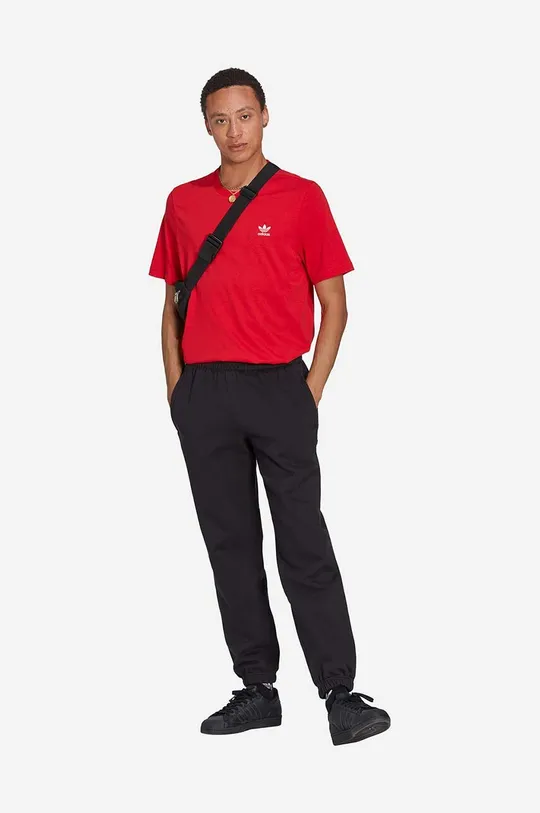 Хлопковые спортивные штаны adidas Originals Premium Essentials Pants чёрный