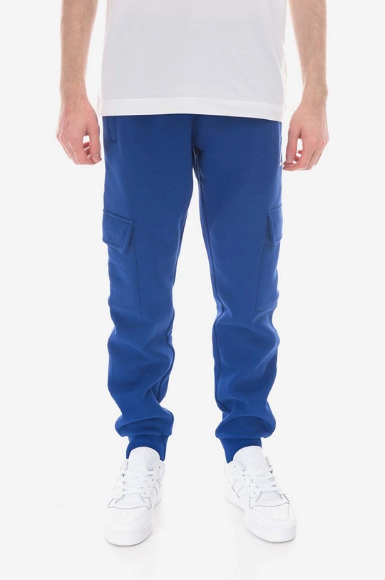 niebieski adidas Originals spodnie dresowe Trefoil Essentials Cargo Pants Męski