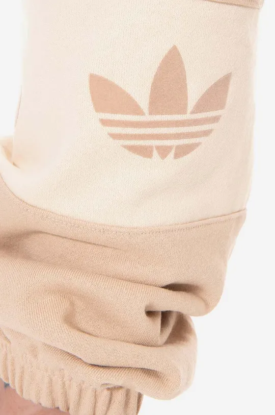 yellow adidas Originals cotton joggers