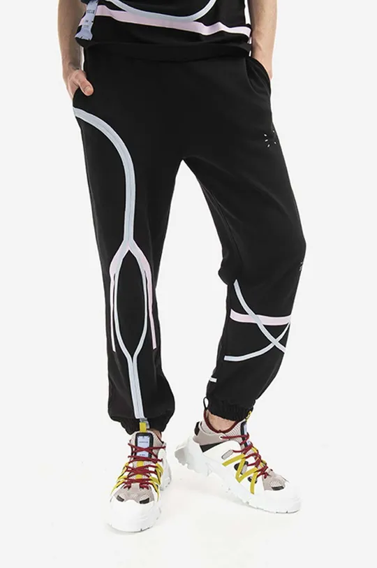 MCQ pantaloni da jogging in cotone Taped