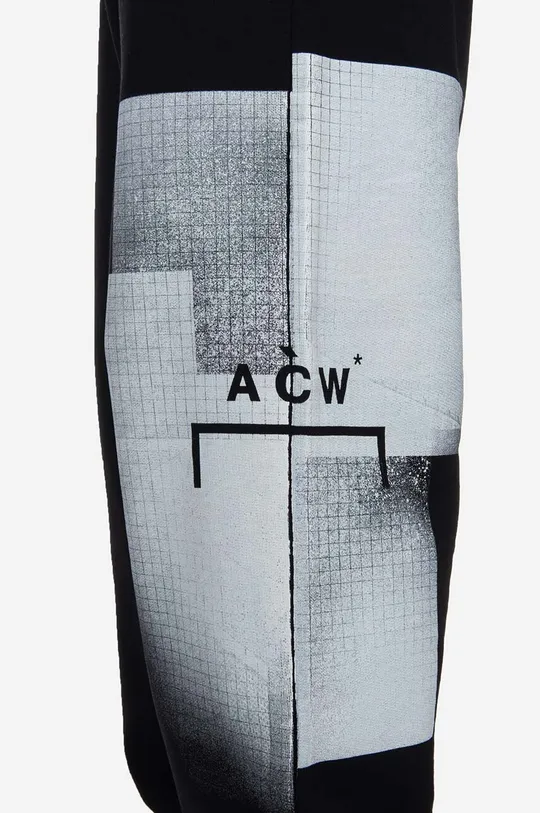 černá Bavlněné tepláky A-COLD-WALL* Brutalist Jersey Pant ACWMB161 BLACK