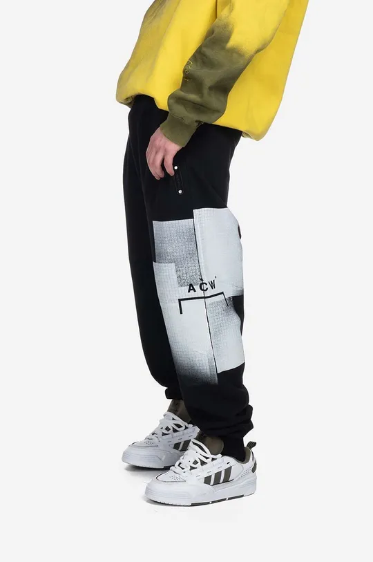 Хлопковые спортивные штаны A-COLD-WALL* Brutalist Jersey Pant