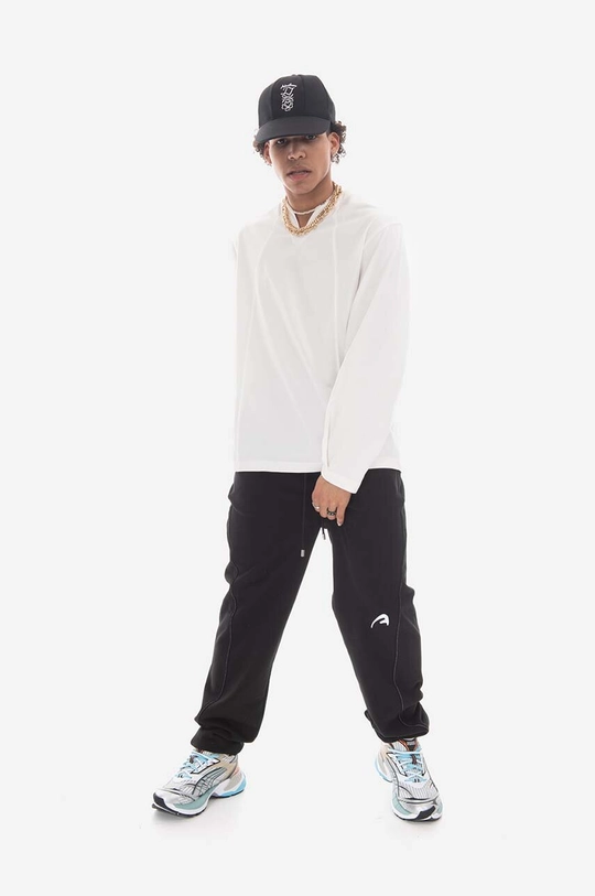 чёрный Хлопковые спортивные штаны Ader Error Ader Error Sweatpants Мужской