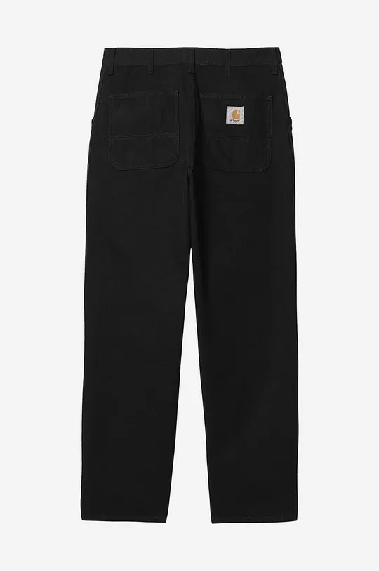 czarny Carhartt WIP spodnie bawełniane