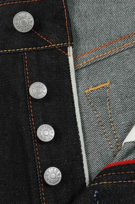 Evisu jeansy granatowy