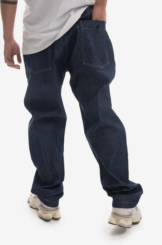 czarny Engineered Garments jeansy Fatigue