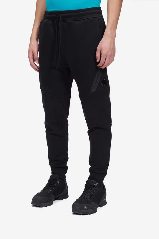 czarny C.P. Company spodnie dresowe bawełniane Jogging Pant Męski
