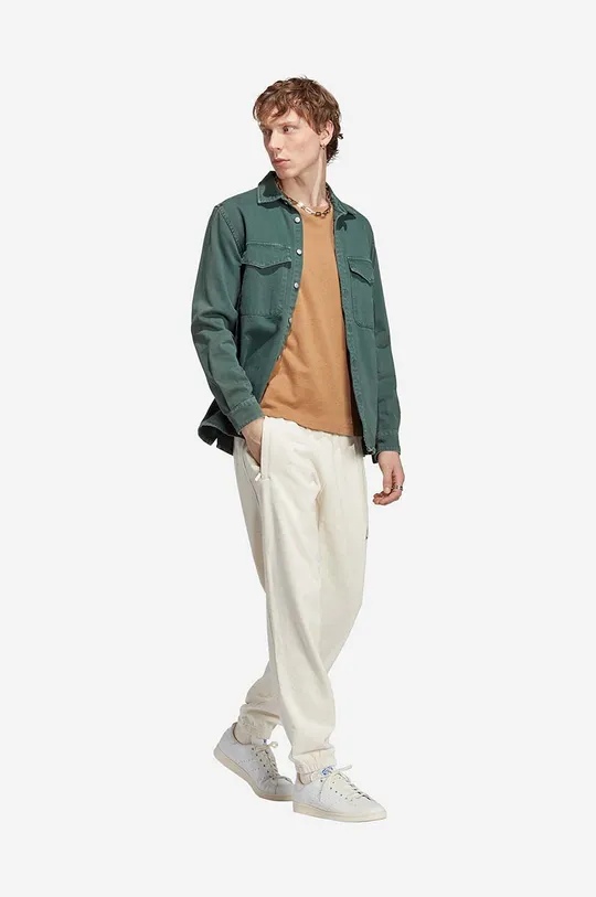 adidas Originals spodnie dresowe bawełniane Metro Sweatpant beżowy