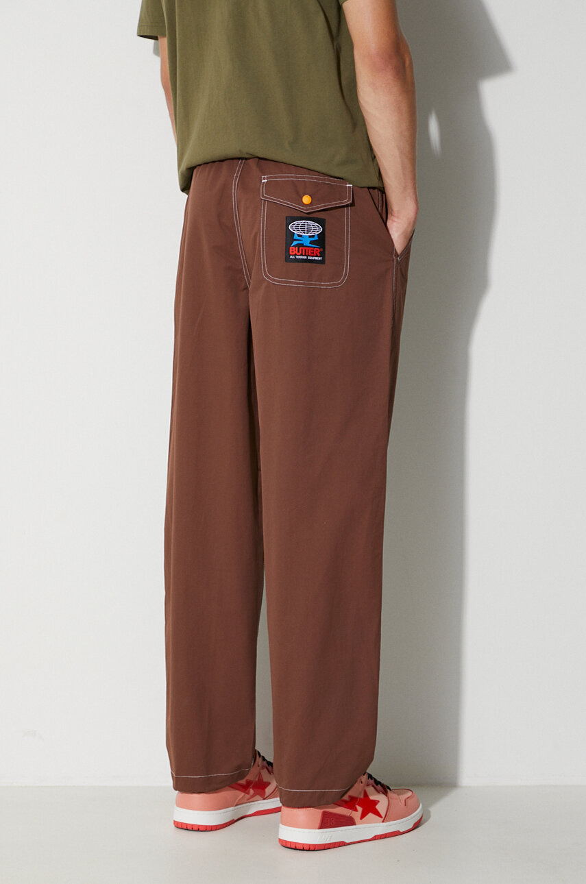 Butter Goods trousers men's brown color buy on PRM