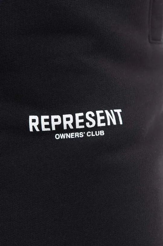 Represent pantaloni de trening din bumbac Represent Owners Club Sweatpants M08175-01