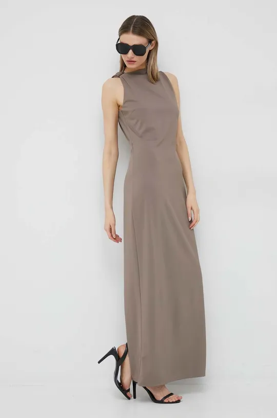 Сукня Calvin Klein коричневий