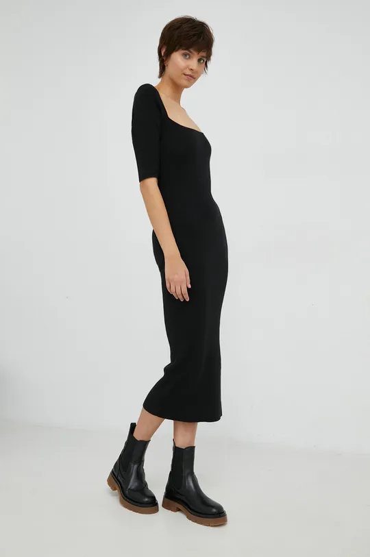 Φόρεμα από μείγμα μαλλιού Calvin Klein  54% Βαμβάκι, 39% Πολυαμίδη, 7% Μαλλί