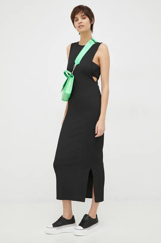czarny Calvin Klein sukienka Damski