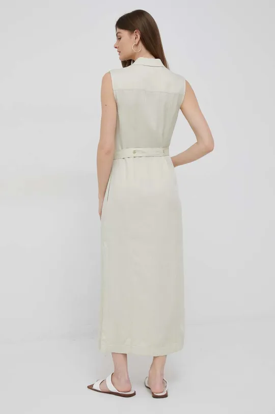 Φόρεμα από λινό μείγμα Calvin Klein  85% Lyocell, 15% Λινάρι
