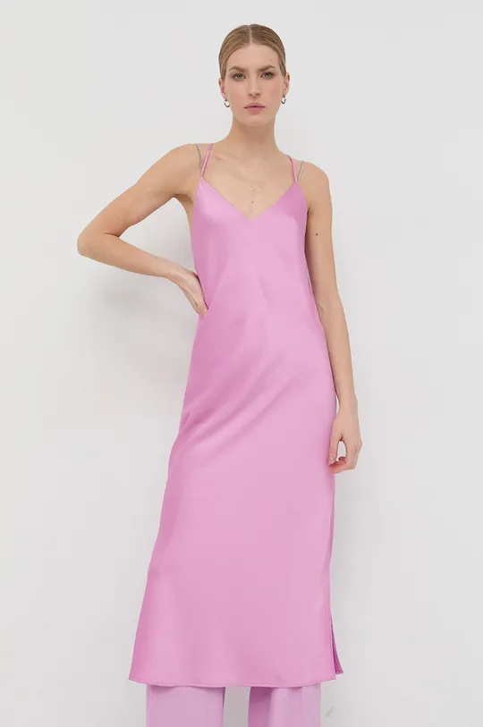 Φόρεμα BOSS ροζ