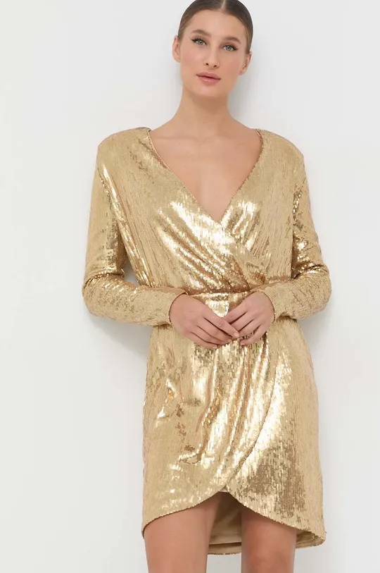 χρυσαφί Φόρεμα BOSS Γυναικεία