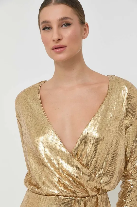 złoty BOSS sukienka