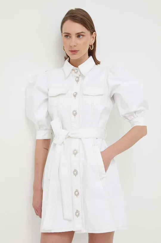 Φόρεμα τζιν Custommade λευκό
