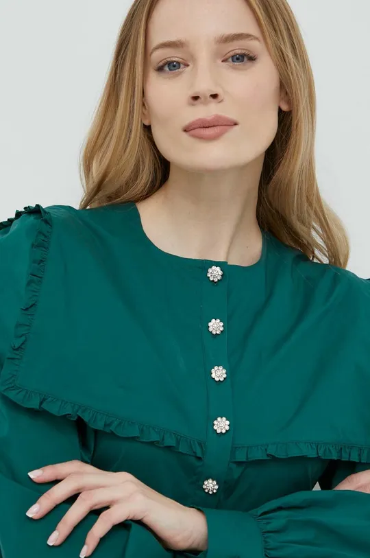 zielony Custommade sukienka bawełniana