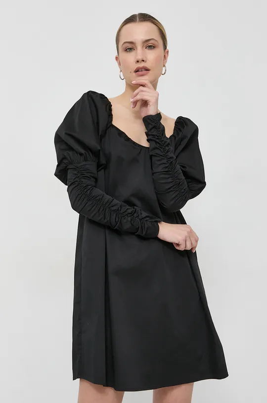 Notes du Nord sukienka Fawn z elastanem czarny 12919