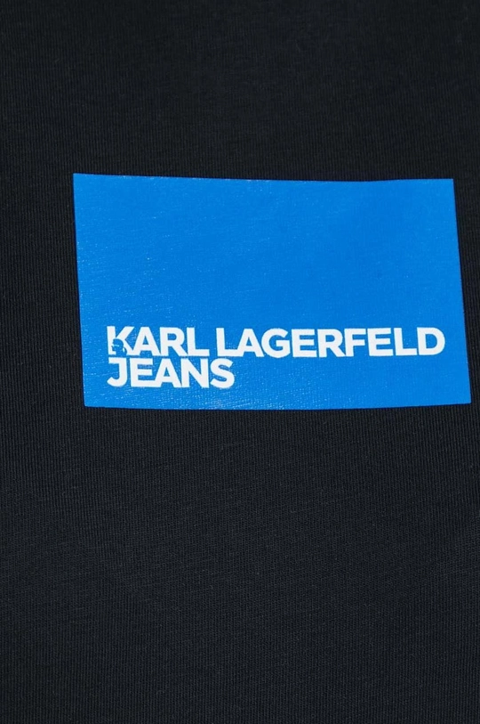 Βαμβακερό φόρεμα Karl Lagerfeld Jeans